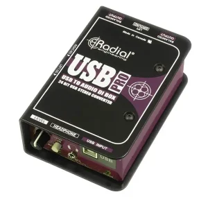 Radial USB-Pro Stereo USB Laptop DI Box Poslední Šance