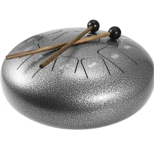 Dimavery TD-12, tongue drum, stříbrný Expresní Doručení